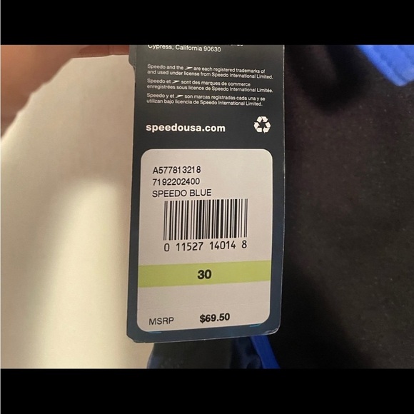 Speedo Women's Swimsuit One Piece PowerFlex Cross Back NWT 30 - Picture 9 of 11